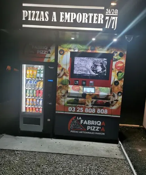Borne à pizza de nuit